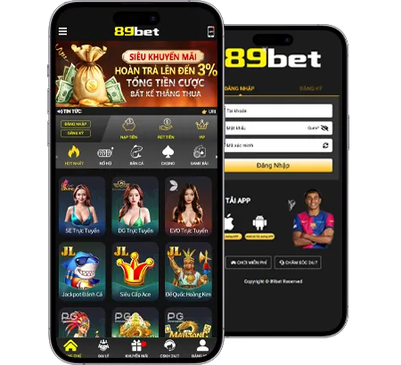 Giao diện ứng dụng di động 7789bet app ios
